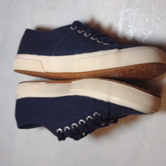 Superga men shoes navy blue men size 8 - Picture 4 of 12
